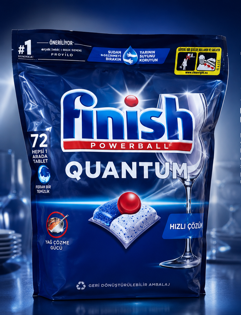 قرص ماشین ظرفشویی فینیش کوانتوم ۷۲ عددی Finish Quantum