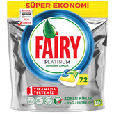 قرص ماشین ظرفشویی Fairy Platinum بسته ۷۲ عددی