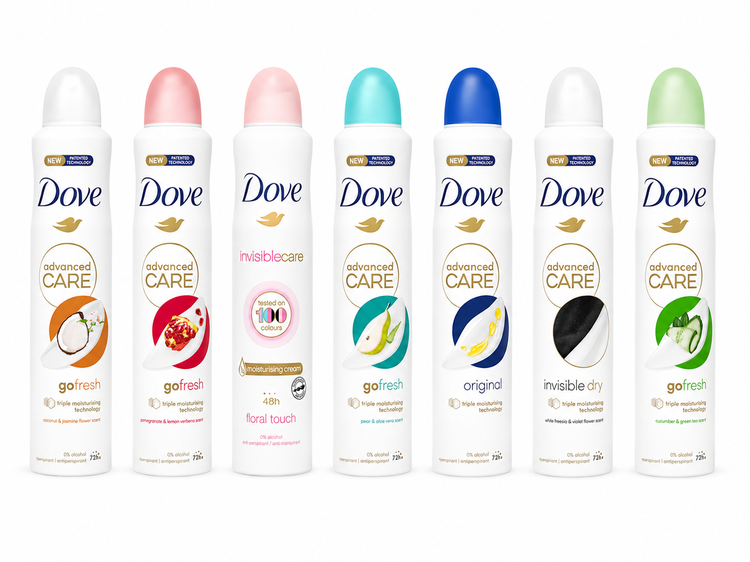 اسپری بدن dove داو انگلیسی