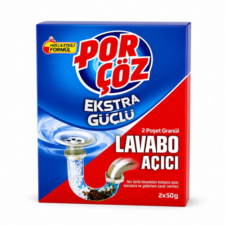 پودر لوله باز کن پورچوز porçoz