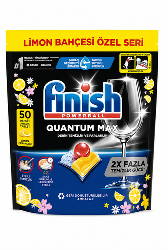قرص ظرفشویی finish quantom maxفینیش کوانتوم مکس ۵۰ عددی