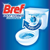 قرص توالت فرنگی Bref Anti-Clogging Duo-Cubes رایحه اقیانوس