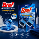 قرص توالت فرنگی Bref Anti-Clogging Duo-Cubes رایحه اقیانوس