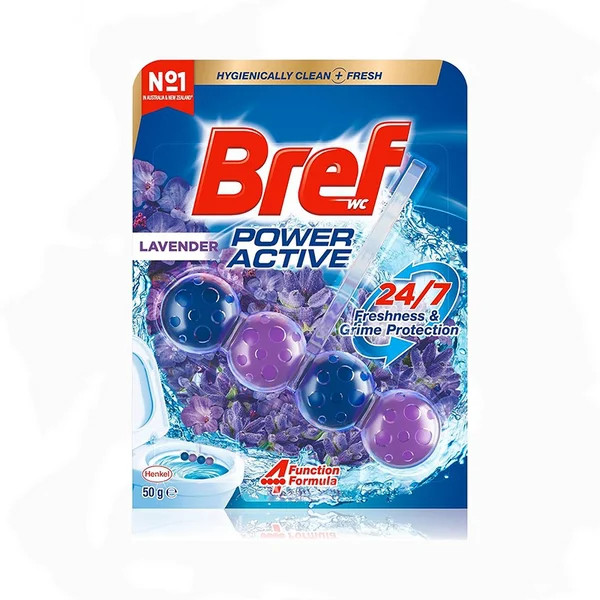 قرص خوشبوکننده و شوینده توالت فرنگی Bref Power Aktiv
