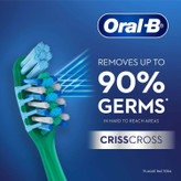 مسواک اورال بی Criss Cross Deep Clean – برس متوسط، بسته ۲ عددی