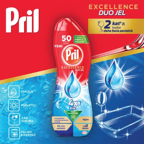 ژل ماشین ظرفشویی ۹۰۰ میل پریل pril