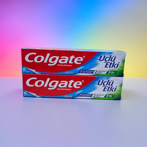 خمیردندان کلگیت سهتأثیره با رایحه نعناع ۱۰۰ میلیلیتر | Colgate 3 Effect
