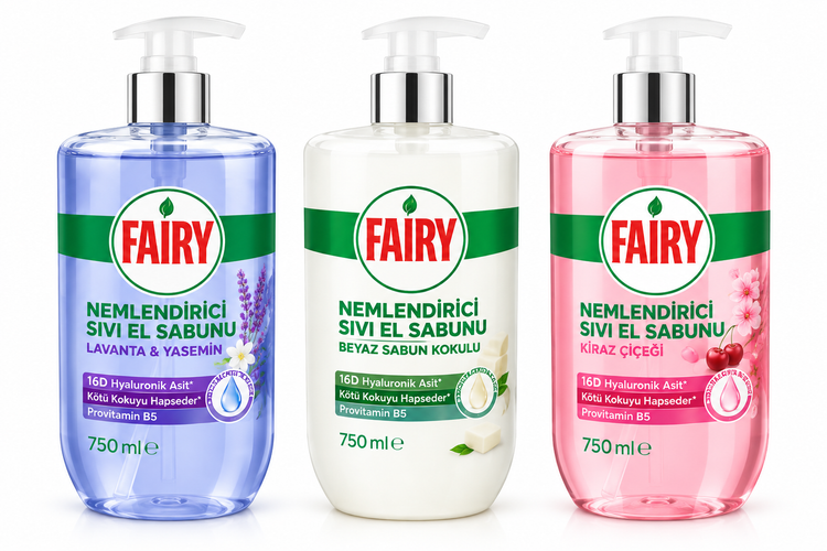 مایع دستشویی فِیری Fairy مرطوبکننده ۷۵۰ میلیلیتر | مدلهای مختلف