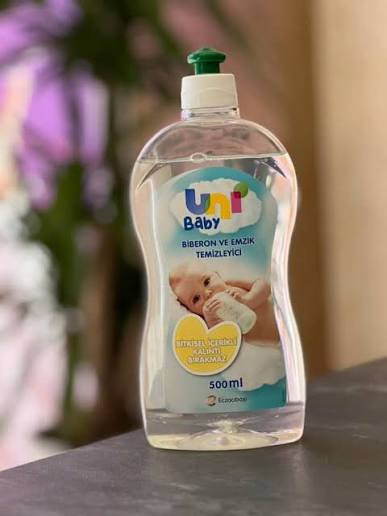 مایع شستشوی شیشه شیر و پستانک یونی بیبی Uni Baby ۵۰۰ میلیلیتر