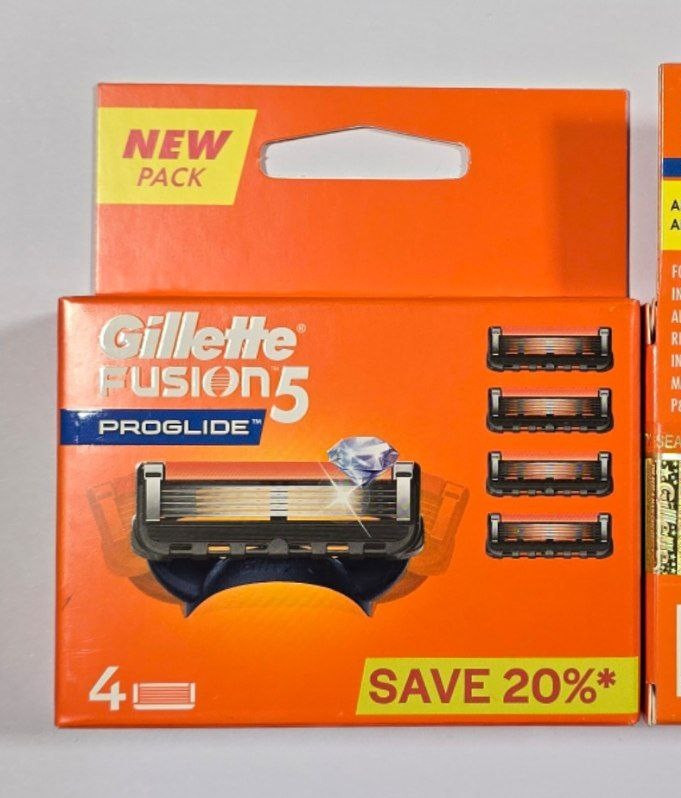 کارتریج یدک ژیلت Fusion5 ProGlide بسته ۴ عددی | تیغ یدک خودتراش ژیلت فیوژن ۵
