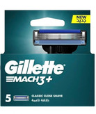 تیغ یدک ژیلت مچ ۳ پلاس بسته ۵ عددی | Gillette Mach3+