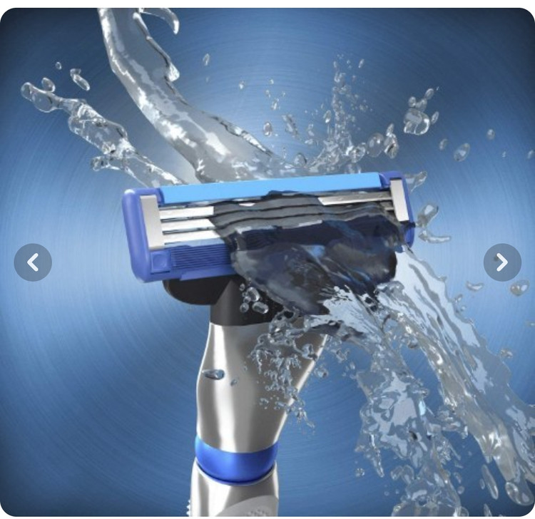 دسته اصلاح ژیلت مچ ۳ توربو با توپ سهبعدی به همراه ۲ تیغ یدک | Gillette Mach3 Turbo 3D Ball