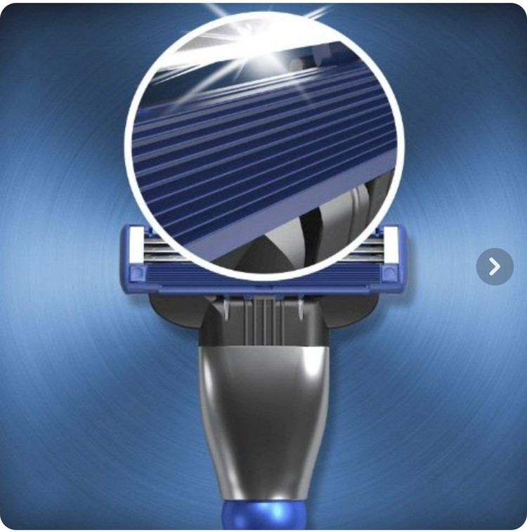 دسته اصلاح ژیلت مچ ۳ توربو با توپ سهبعدی به همراه ۲ تیغ یدک | Gillette Mach3 Turbo 3D Ball