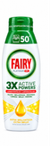 ژل ماشین ظرفشویی فیری پلاتینیوم 3X Active Powers ظرفیت ۵۰ شستشو – Fairy Platinum Gel