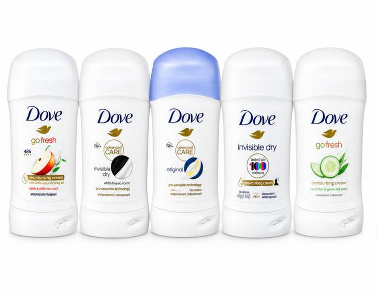 اسپری ضد تعریق داو مدلهای Go Fresh و Advanced Care و Invisible Dry