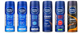 اسپری ضدتعریق مردانه نیوآ NIVEA MEN مدلهای مختلف ۴۸ و ۷۲ ساعته