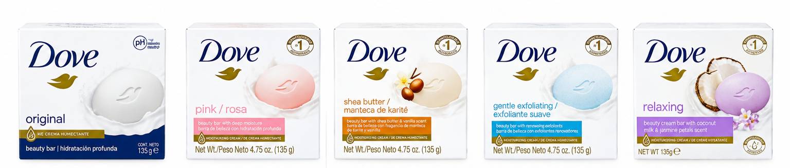 Dove Beauty Bar Soap – صابون داو مدل‌های مختلف ۱۳۵ گرمی