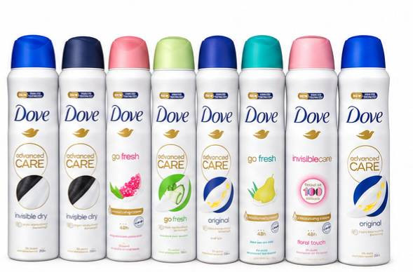 اسپری بدن dove داو انگلیسی