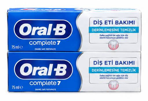 خمیر دندان اورالبی کامپلیت ۷ مراقبت از لثه دوقلو ۷۵ میلیلیتری | Oral-B Complete 7 Gum Care Toothpaste